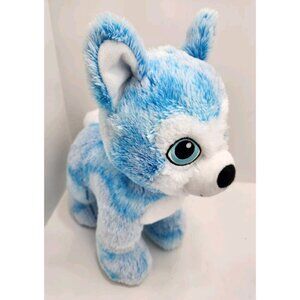 Build-A-Bear Workshop Blue Blast‎ Husky Dog Plush 14" Standing 2019 Retired